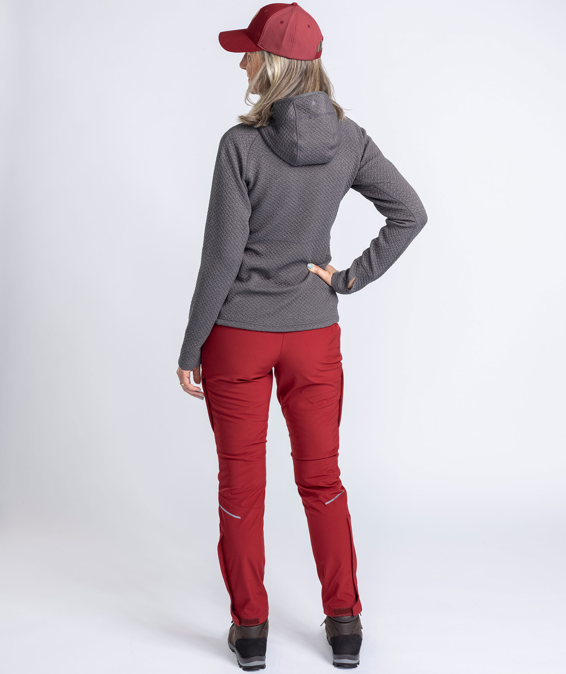 Pinewood Everyday Travel dame h&aelig;ttetr&oslash;je med lynl&aring;s, Grey melange , large image number 9