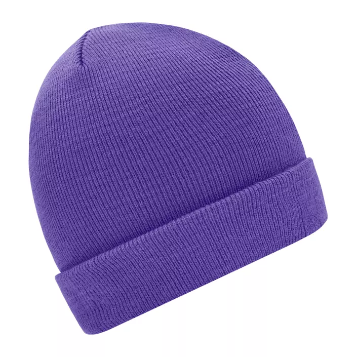 Myrtle Beach strikket hue, Mørk lilla, Mørk lilla, large image number 2