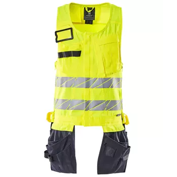 Mascot Accelerate Safe tool vest, Hi-Vis Yellow/Dark Marine
