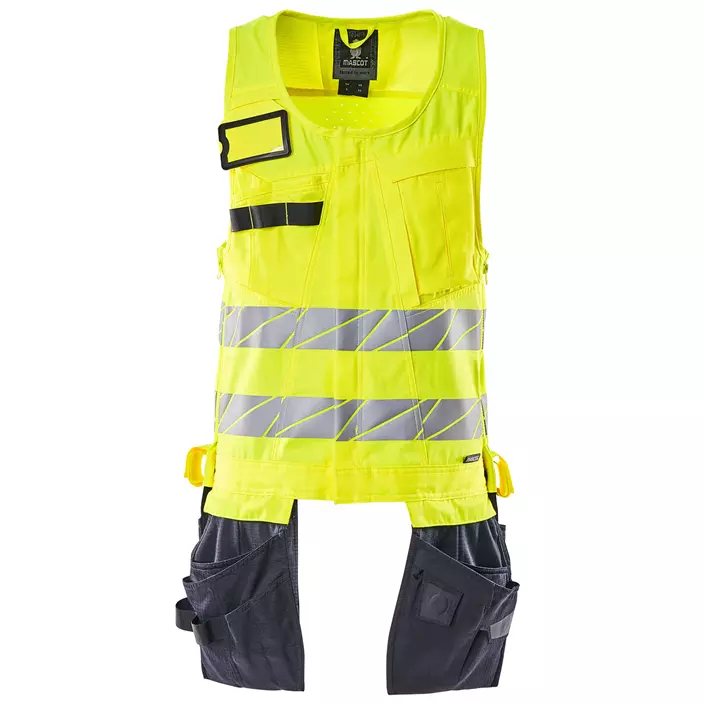 Mascot Accelerate Safe tool vest, Hi-Vis Yellow/Dark Marine, large image number 0
