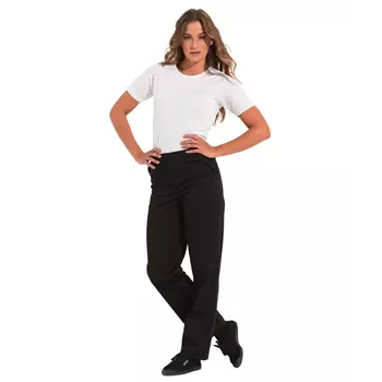 Kentaur  trousers with elastic, Black
