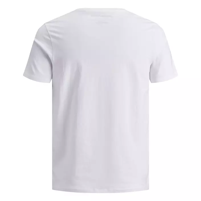 Jack & Jones JJEORGANIC kortärmad basic T-shirt, Vit, large image number 2