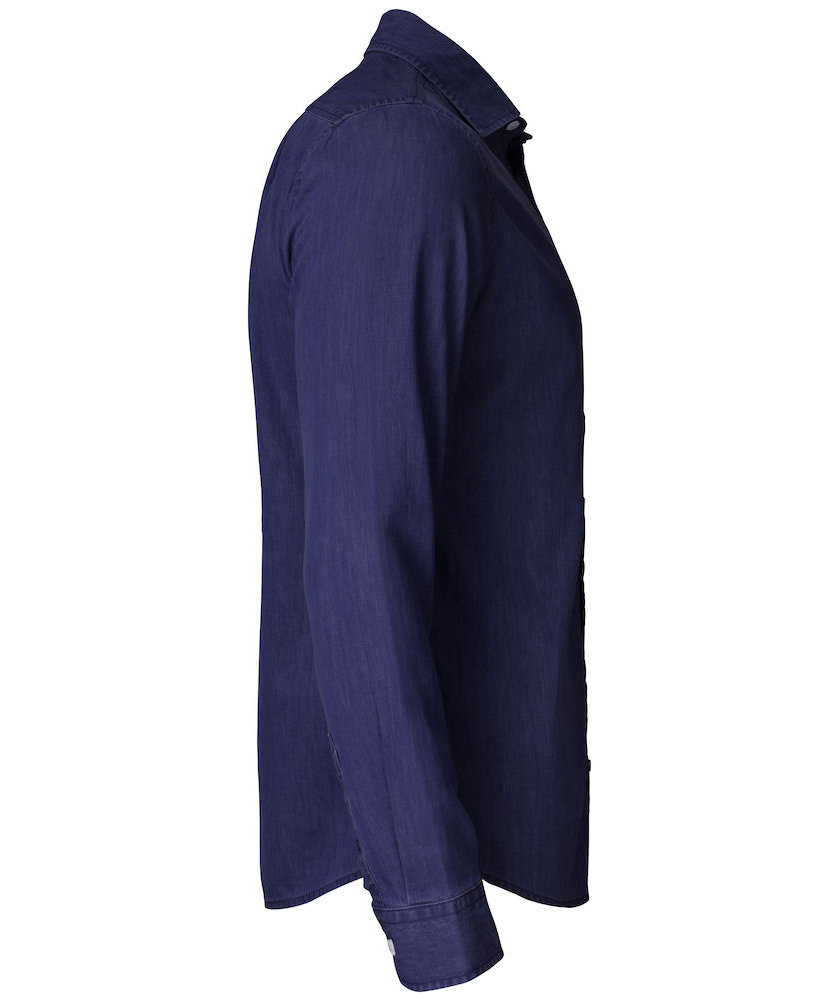 Cutter & Buck Ellensburg Modern fit Jeanshemd, Indigoblau, large image number 3