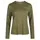 Zebdia langærmet dame T-shirt, Armygrøn, Armygrøn, swatch