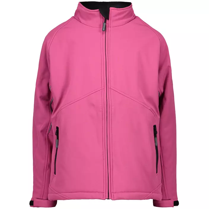 Ocean softshelljakke til børn, Fuchsia, large image number 0