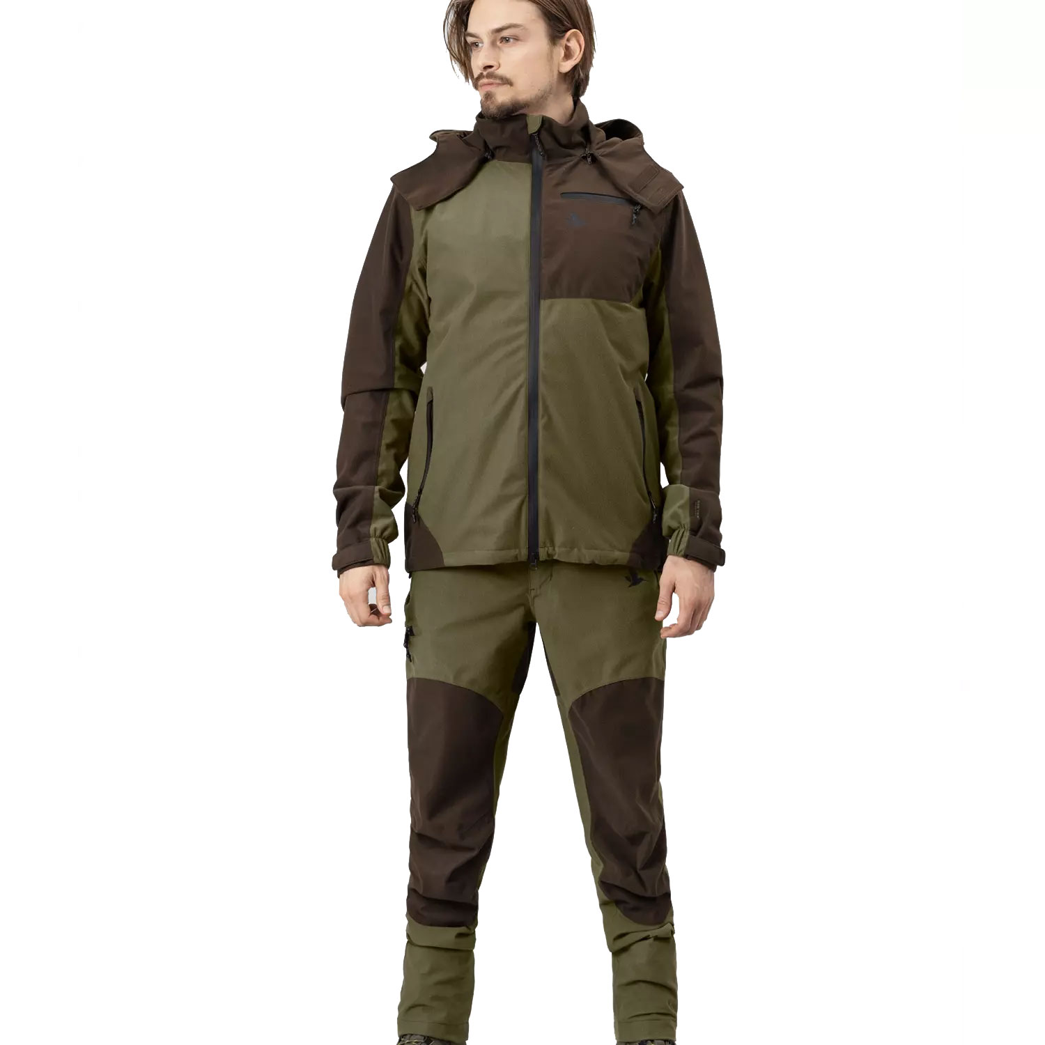Seeland Fern softshell jacket, Duffel Green/Clay Brown, large image number 3