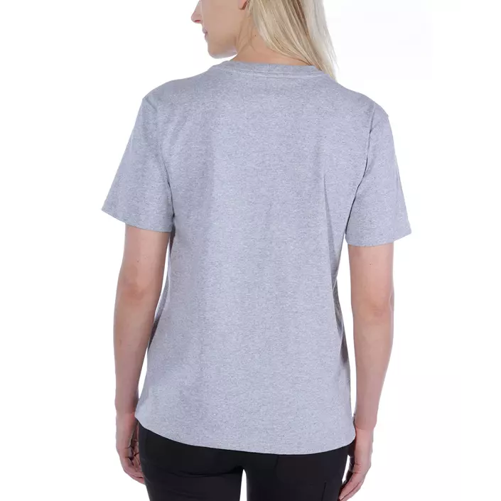 Carhartt Workwear dame T-shirt, Grå, large image number 3