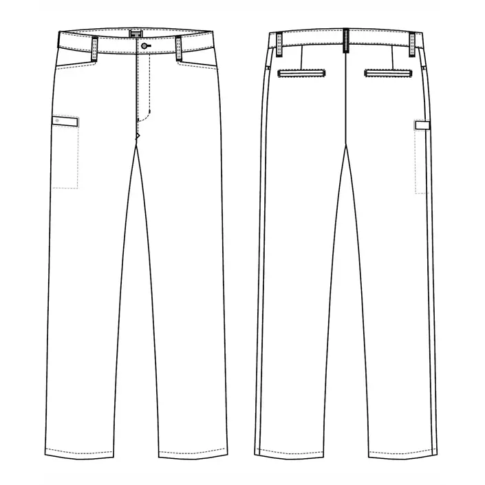 Kentaur women's chino trousers, White, large image number 3