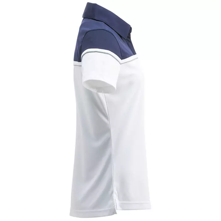 Cutter & Buck Sunset dame polo T-skjorte, Hvit/marineblå, large image number 3