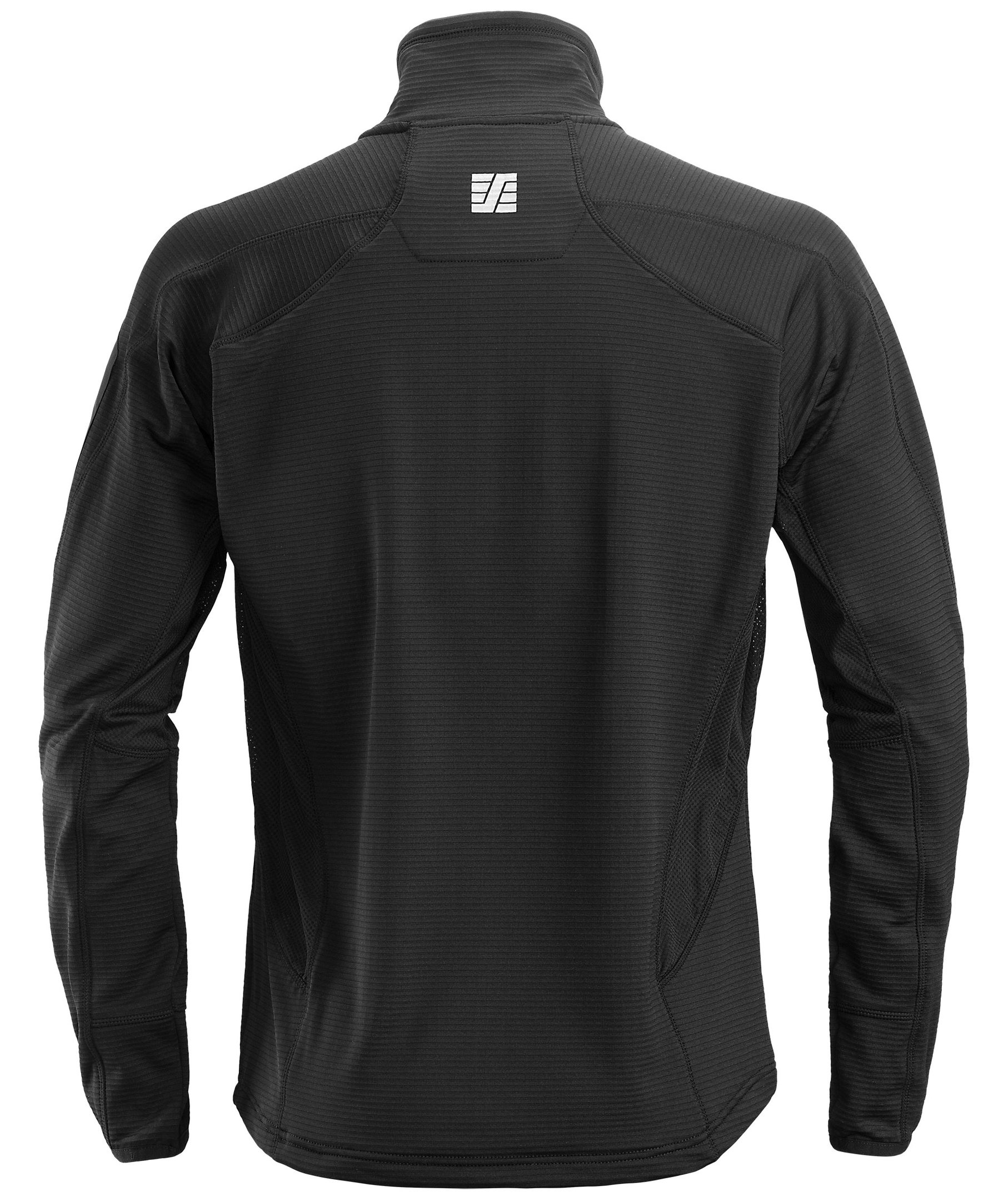 Snickers Body Mapping Microfleece midlayer half zip 9435, Schwarz, large image number 2