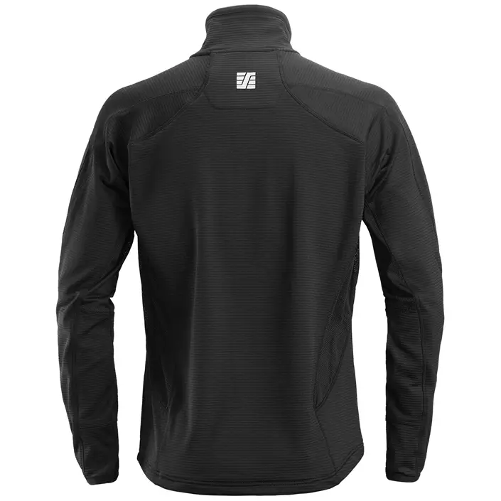 Snickers Body Mapping microfleece midlayer half zip 9435, Black, large image number 2