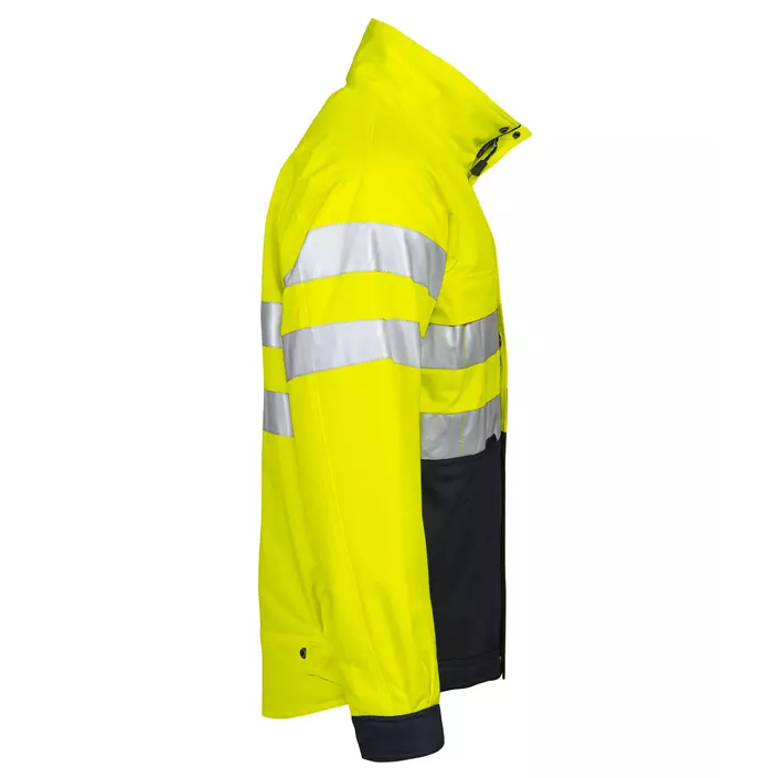 ProJob winter jacket 6407, Hi-vis Yellow/Marine, large image number 3