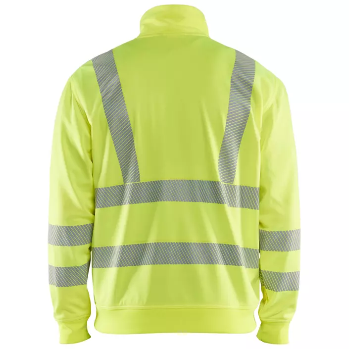 Blåkläder half zip sweatshirt, Hi-Vis Yellow, large image number 1