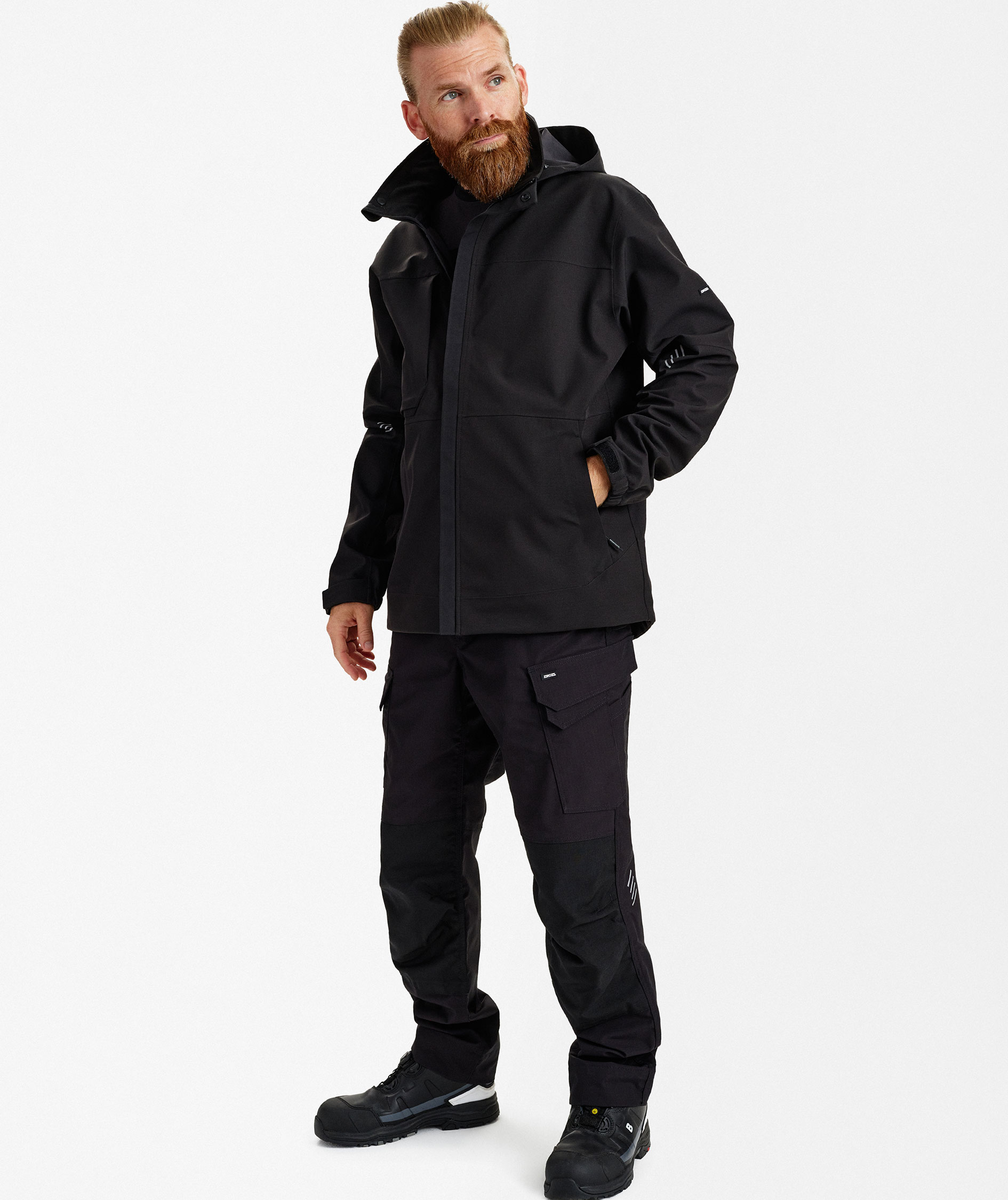 Engel Entire shell jacket, Black, large image number 2