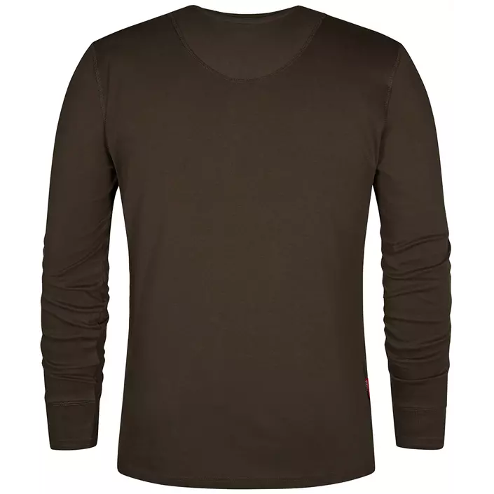 Engel Extend long-sleeved Grandad  T-shirt, Forest green, large image number 1