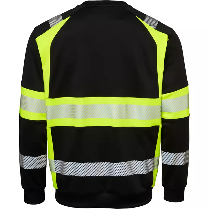 Top Swede Sweatshirt 602, Schwarz/Hi-Vis Gelb, large image number 1