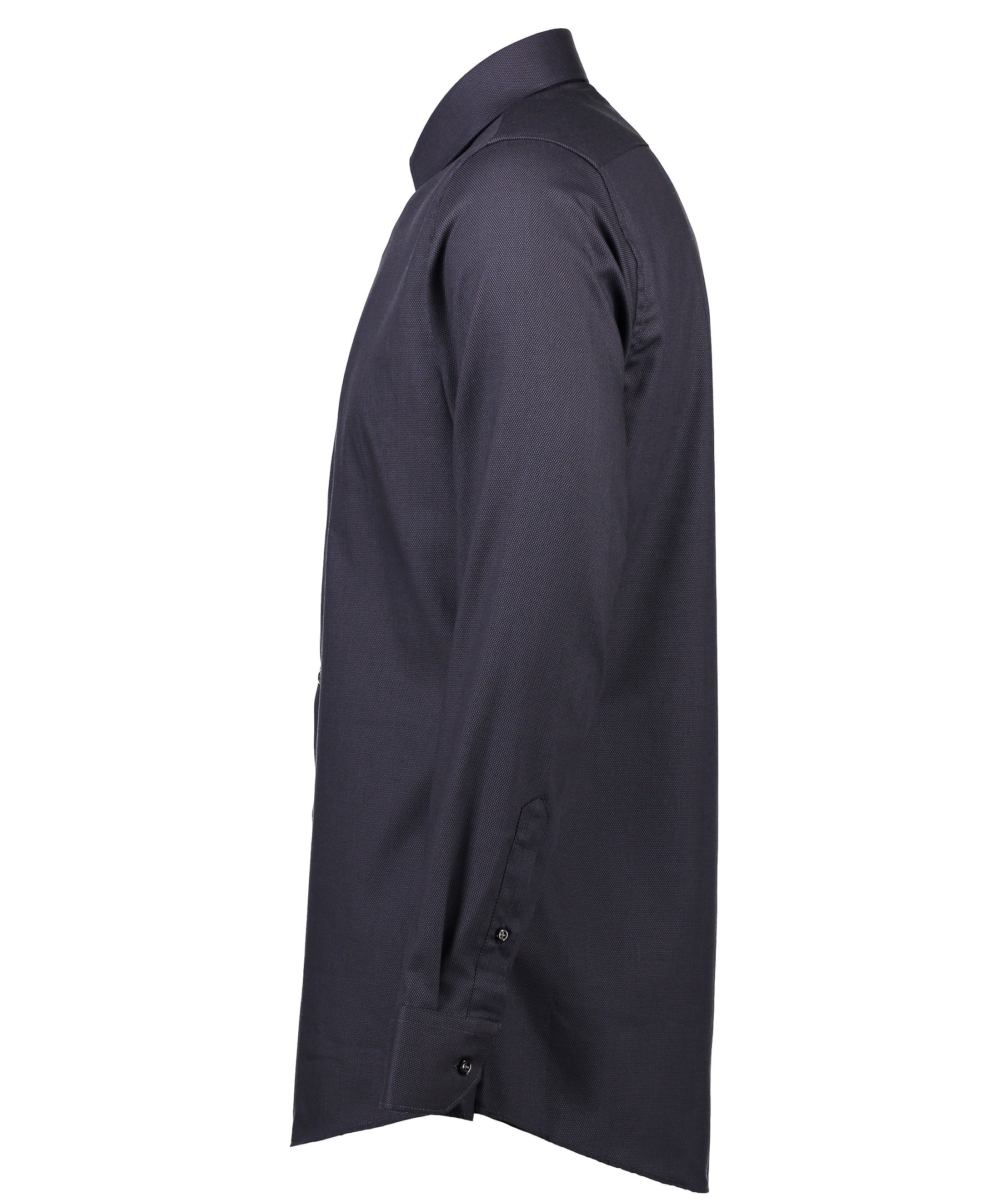 Seven Seas Dobby Royal Oxford Slim fit skjorte, Koksgr&aring;, large image number 3