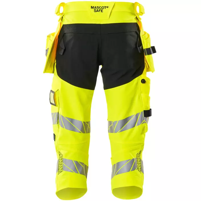 Mascot Accelerate Safe craftsman knee pants full stretch, Hi-vis Yellow/Black, large image number 1