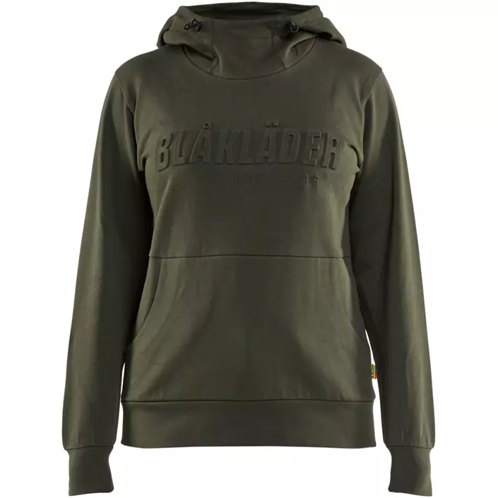 Blåkläder hoodie dam 3D, Skogsgrön, large image number 0