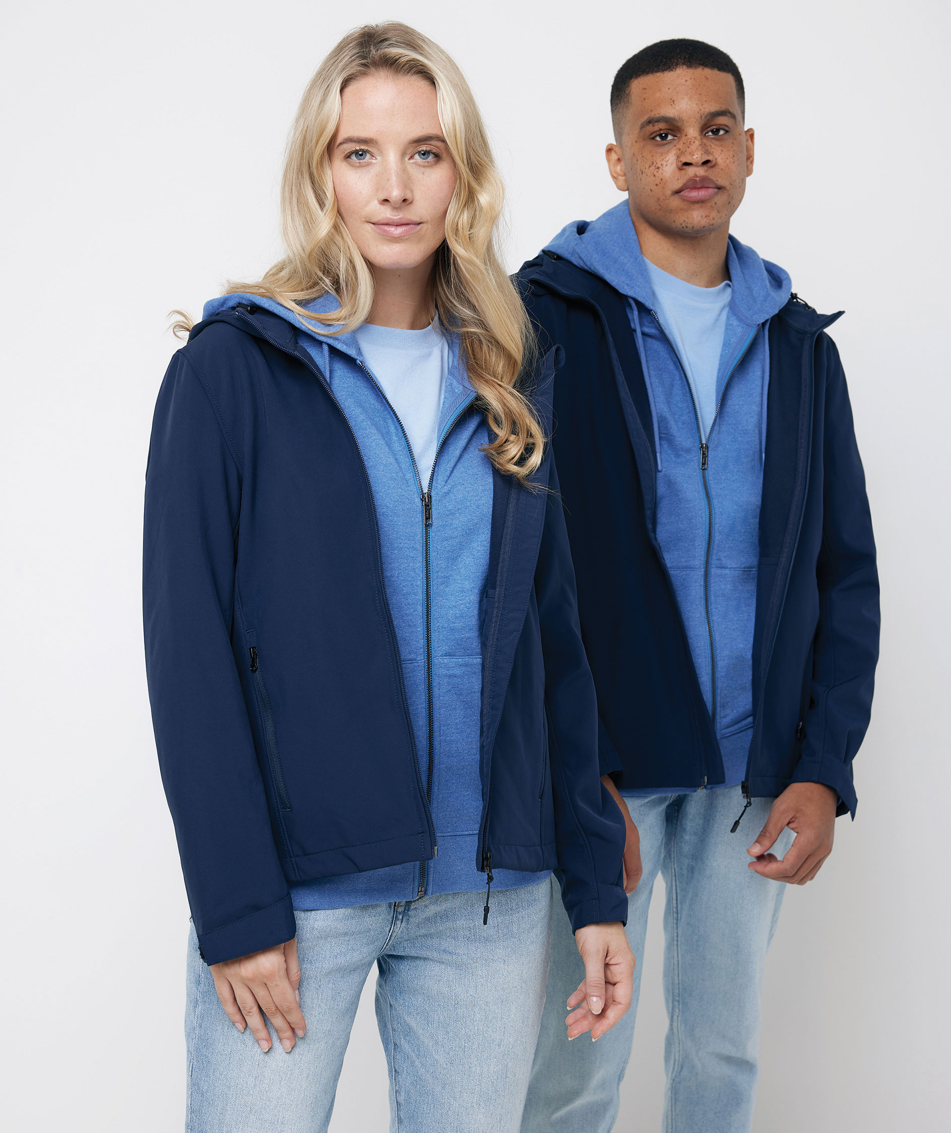 Iqoniq Makalu softshell jacket, Marine