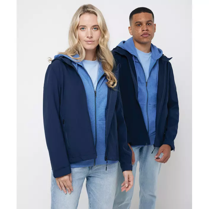 Iqoniq Makalu softshelljacka, Marin, large image number 1