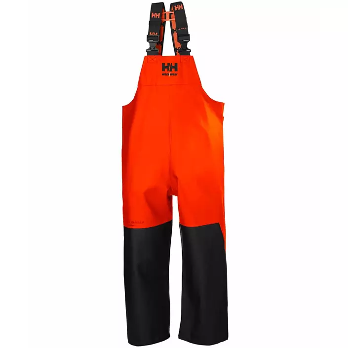 Helly Hansen Storm regnoveralls, Mørk orange/sort, large image number 0