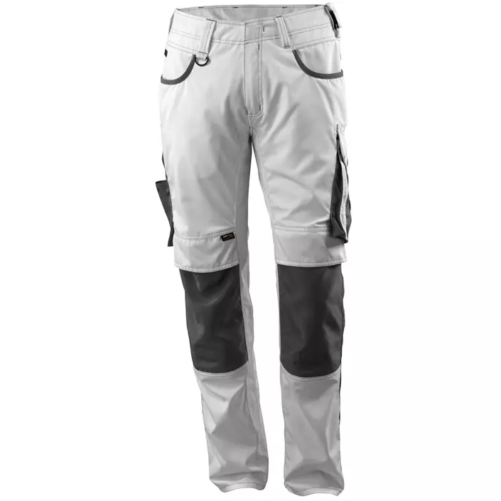 Mascot Unique Lemberg work trousers, White/Dark Antracit, large image number 0