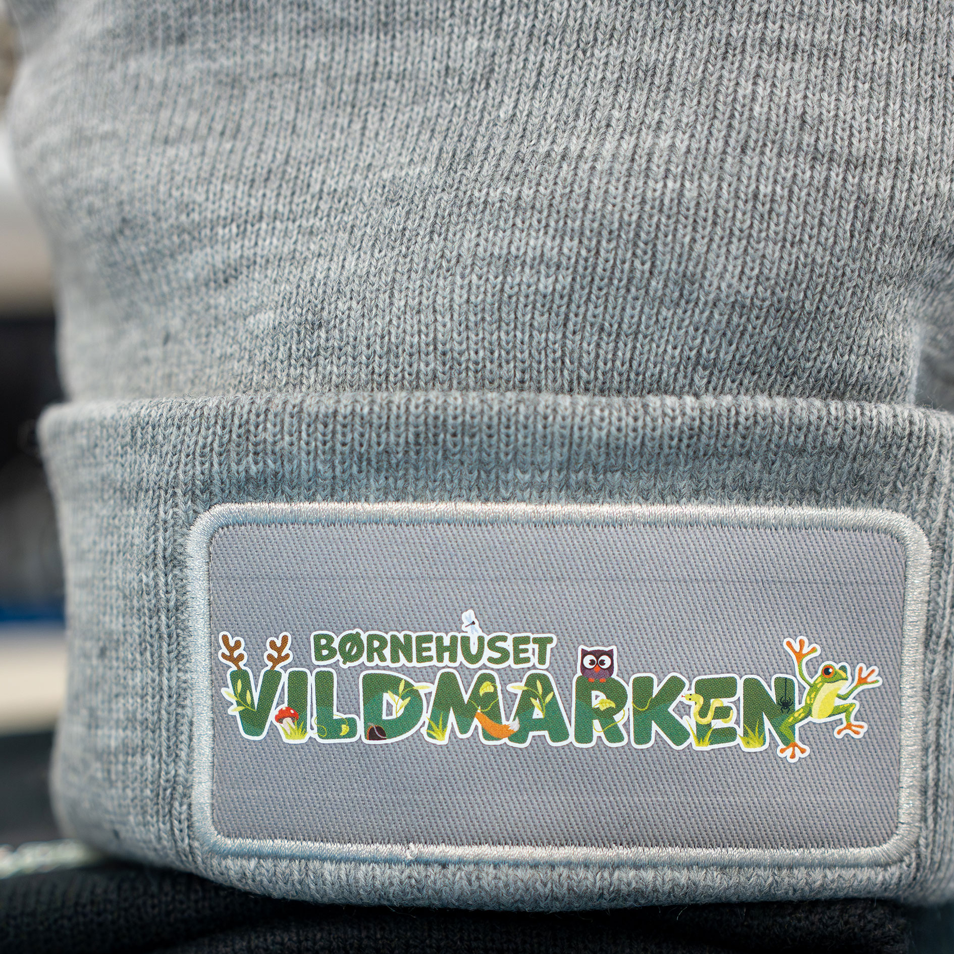 Clique Hubert Patch strikhue, Grey melange , Grey melange , large image number 7