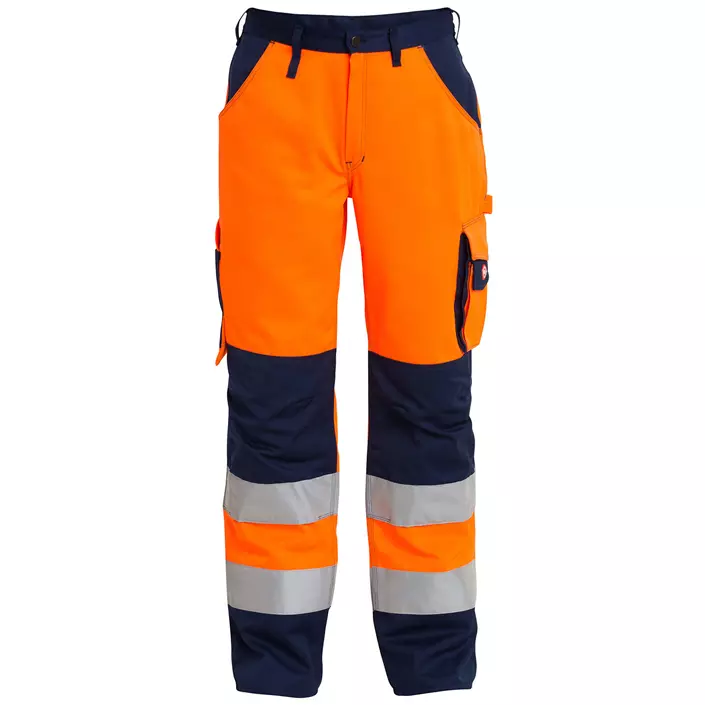 Engel work trousers, Orange/Marine, large image number 0