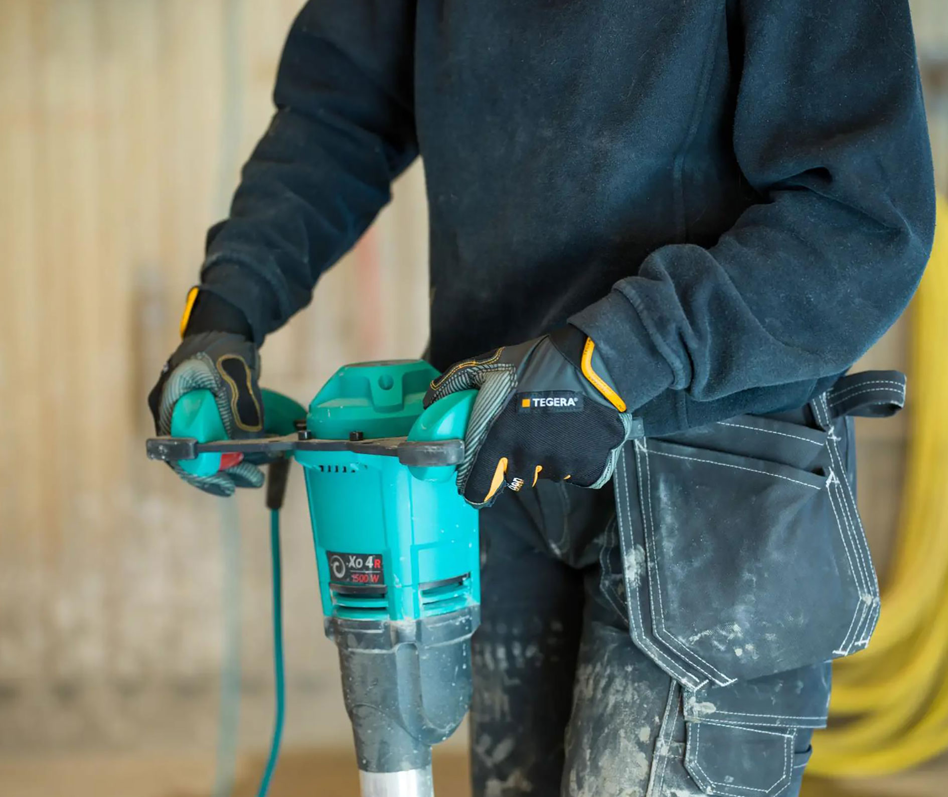 Tegera 9180A pro anti-vibration gloves, Black, large image number 3