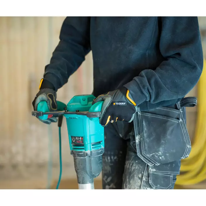 Tegera 9180A pro vibrationsdämpande handskar, Svart, large image number 3