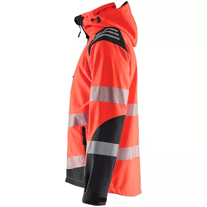 Blåkläder softshelljacka, Varsel Röd/Svart, large image number 4