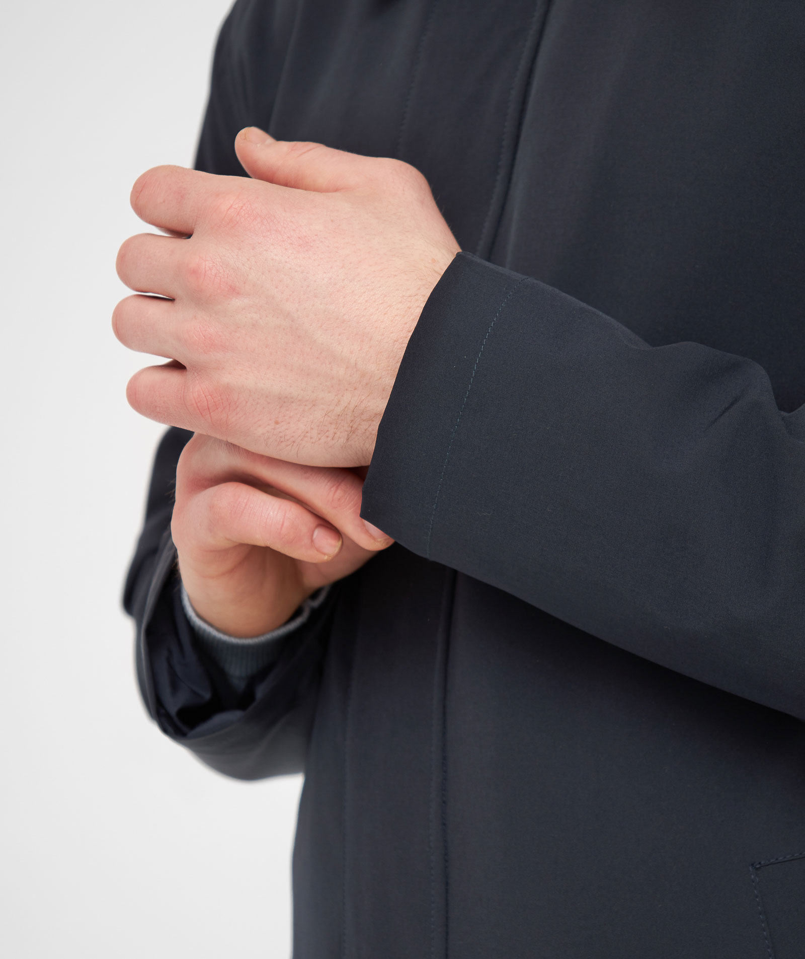 Clipper Inverness long jacket, Navy Night Sky, large image number 4