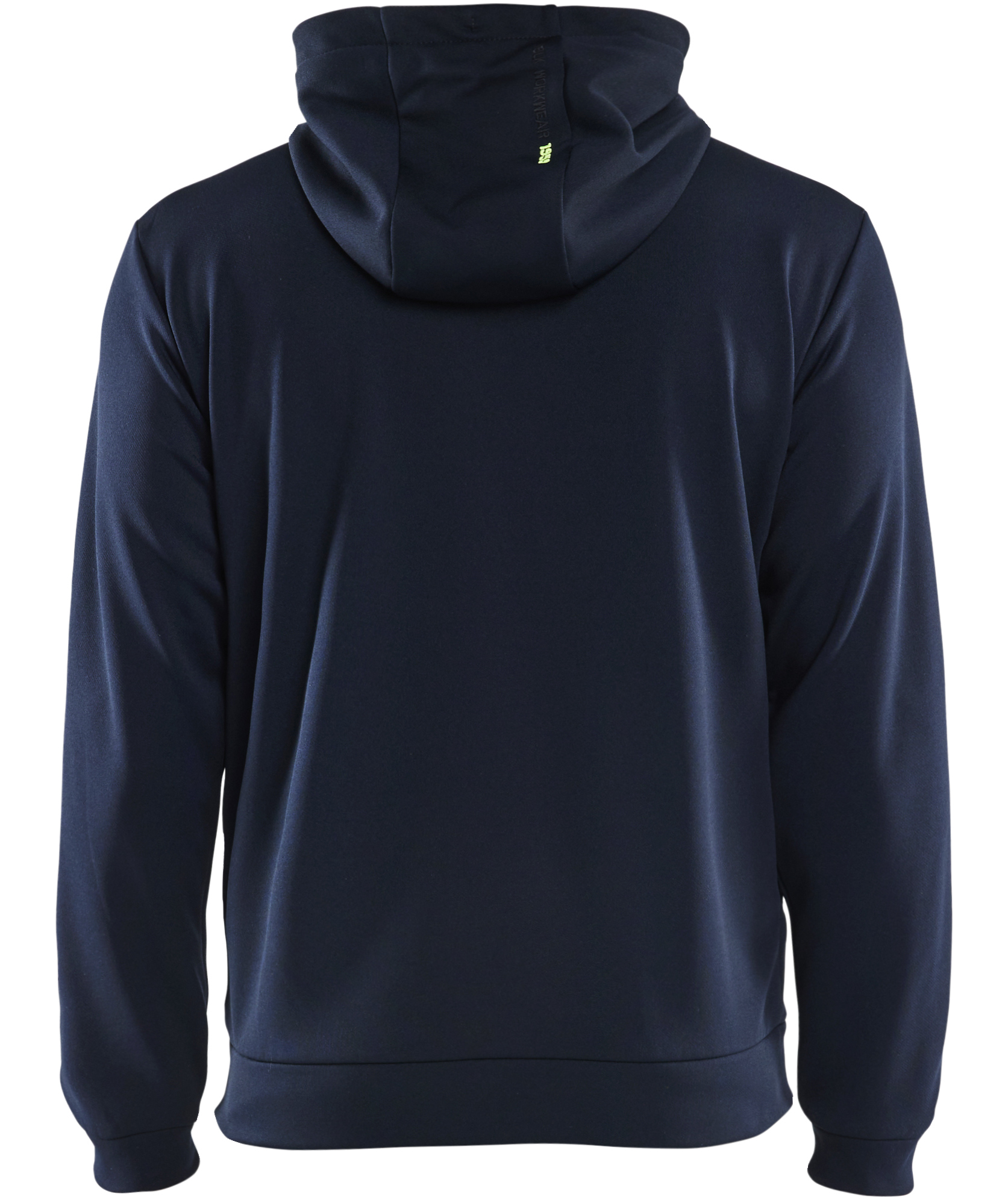 Bl&aring;kl&auml;der Unite hoodie, Dark Marine/Hi-Vis Yellow, large image number 2