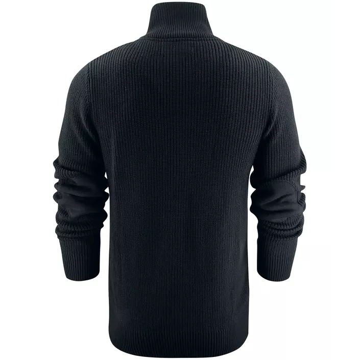 James Harvest Flatwillow stickad tröja, Black, large image number 1