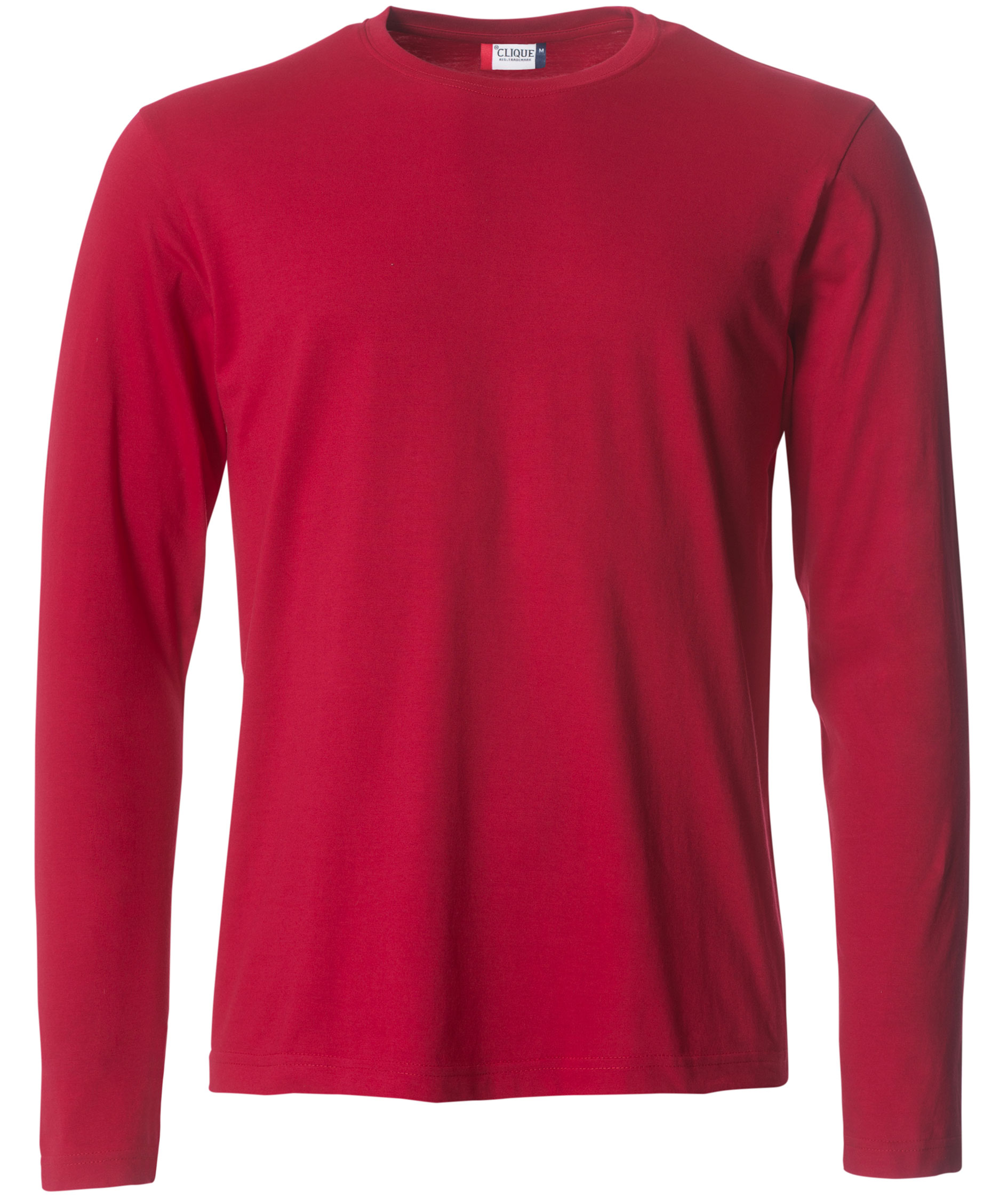 Clique Basic-T long-sleeved t-shirt, Red, Red, swatch