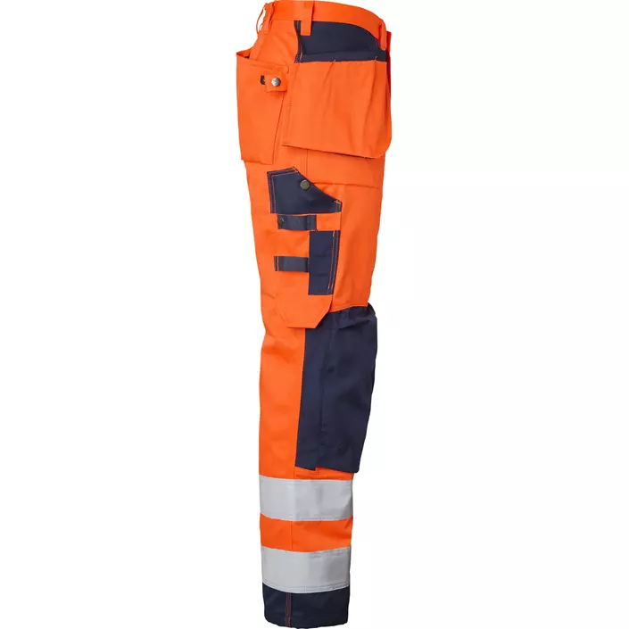Top Swede craftsman trousers 2516, Hi-Vis Orange/Navy, large image number 2