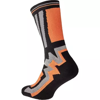 Cerva Knoxfield Basic socks, Black/Orange