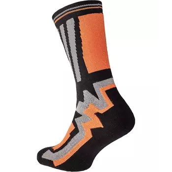 Cerva Knoxfield Basic socks, Black/Orange