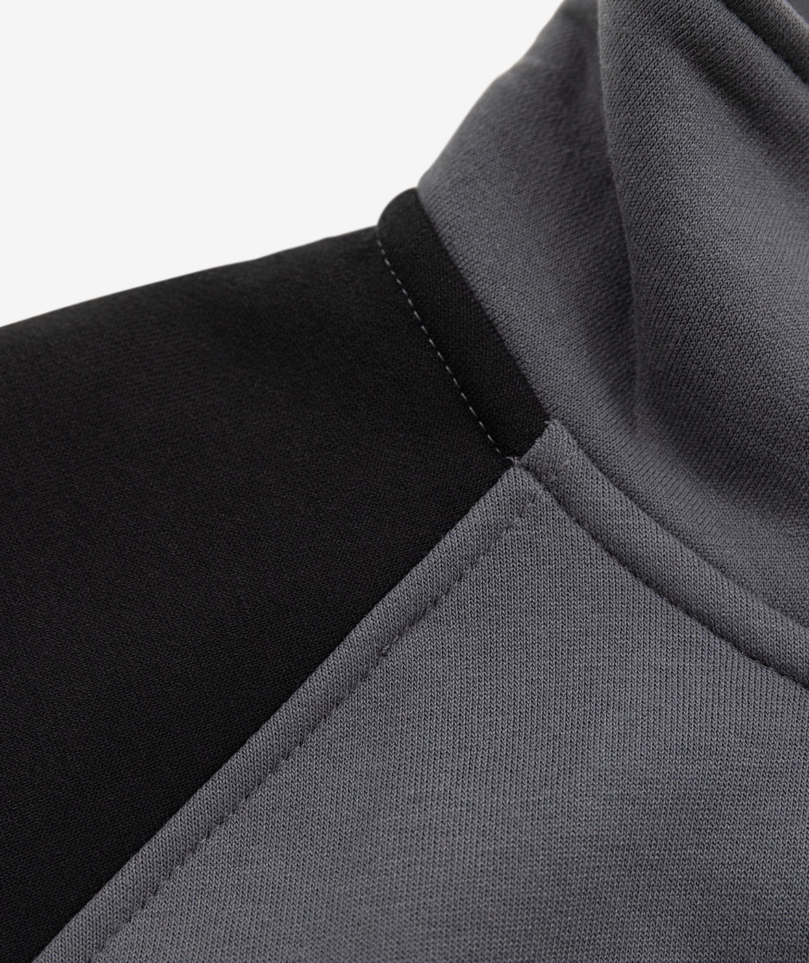 Fristads half zip sweatshirt 7048 GSM, Grey/Black, Grey/Black, large image number 4