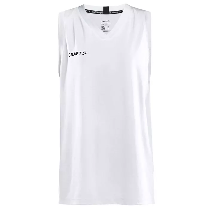 Craft Progress Basket tank top till barn, Vit, large image number 0