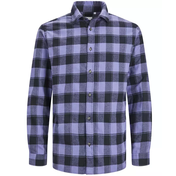 Jack & Jones JJEJOSHUA Buffalo flannel shirt, Twilight Purple, large image number 0