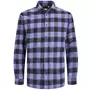 Jack & Jones JJEJOSHUA Buffalo flannel shirt, Twilight Purple