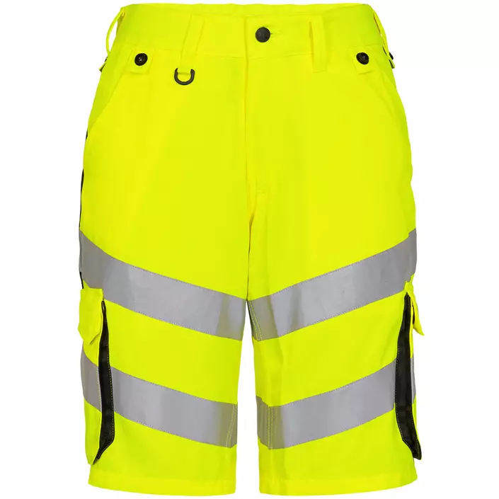 Engel Safety Light work shorts, Hi-vis Yellow/Black, large image number 0