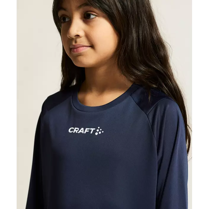 Craft Rush långärmad T-shirt till barn, Navy, large image number 4