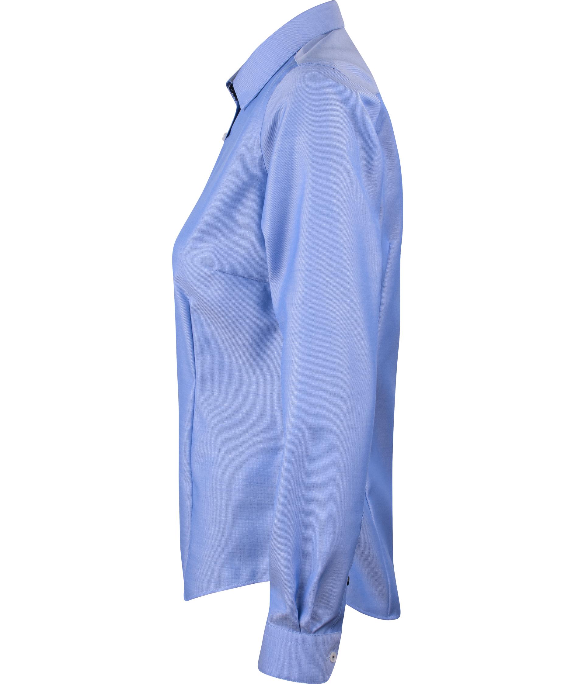 J. Harvest & Frost Twill Red Bow 122 lady fit shirt, Mid Blue, large image number 2