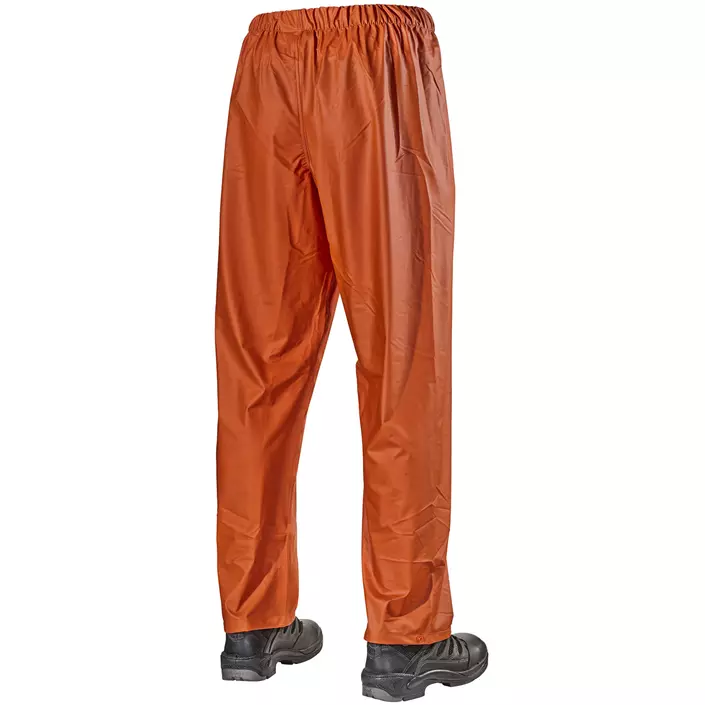 L.Brador PU rain trousers, Orange, large image number 1