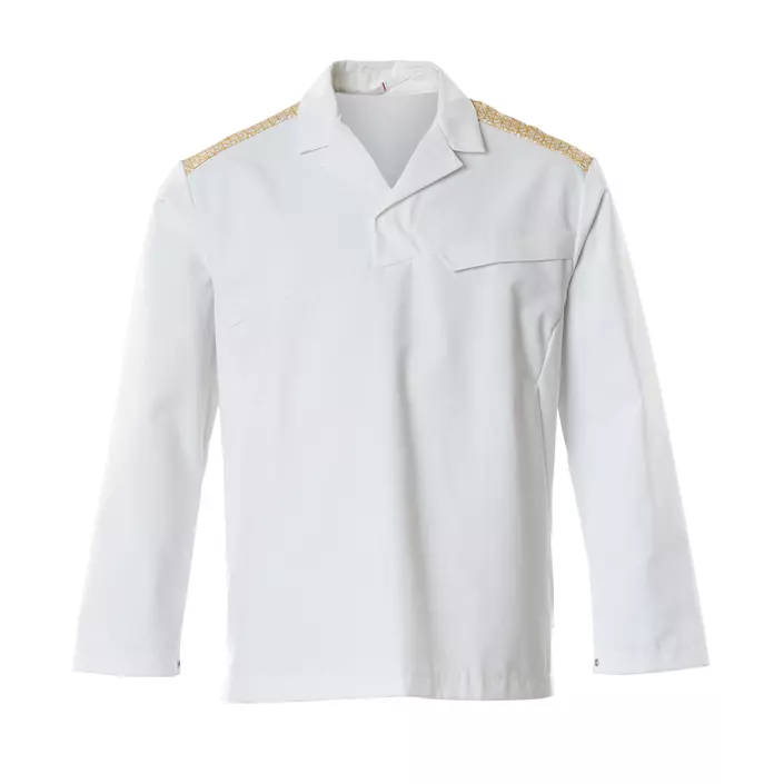 Mascot Food & Care HACCP-approved smock, White/Curryyellow, large image number 0