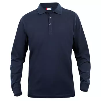 Clique Classic Lincoln Polo-Langarmshirt, Dunkle Marine