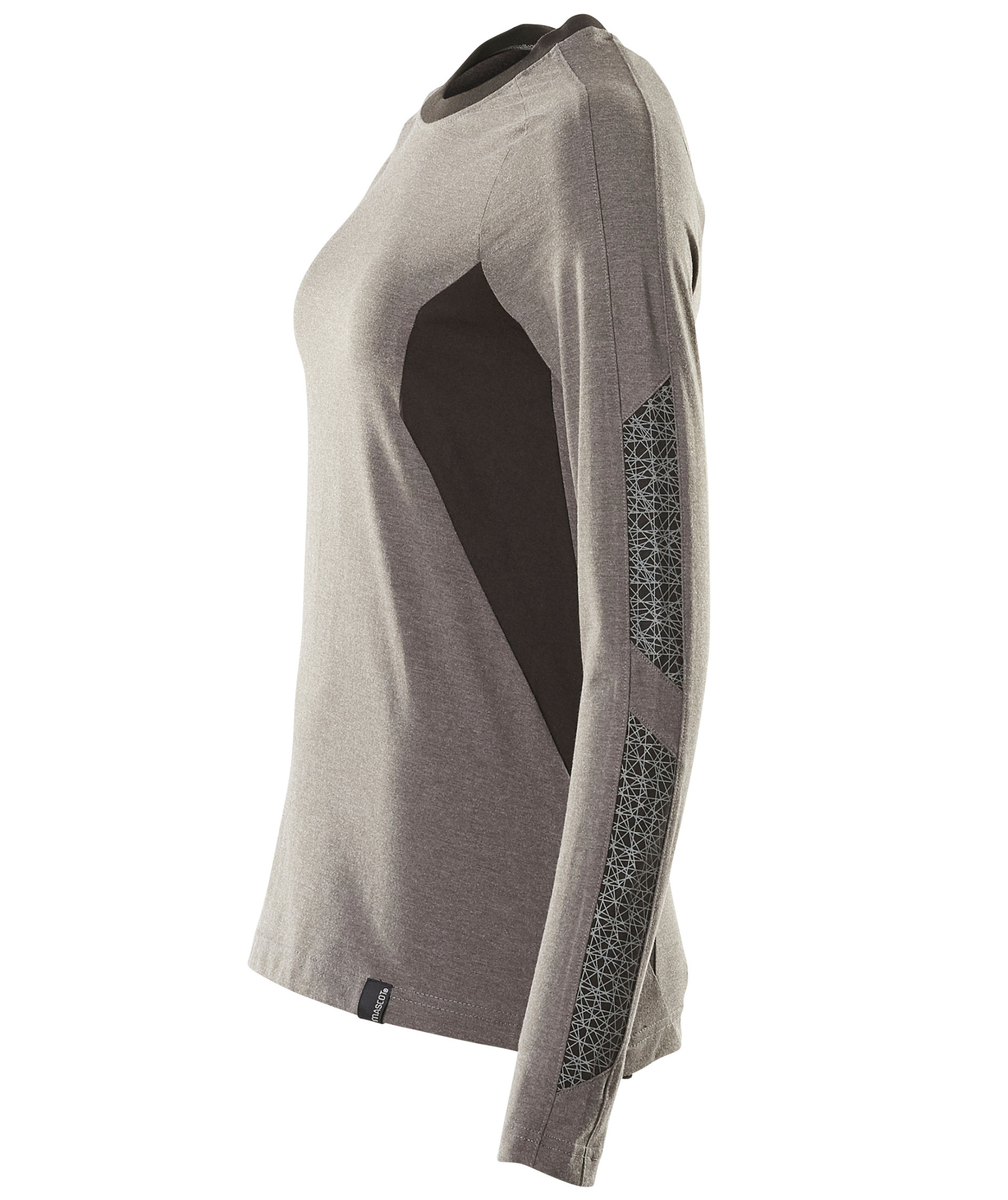 Mascot Accelerate long-sleeved women's T-shirt, Dark Anthracite/Black, large image number 3